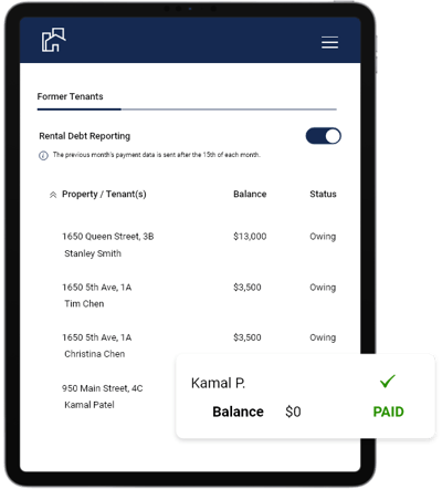 What does debt reporting look like